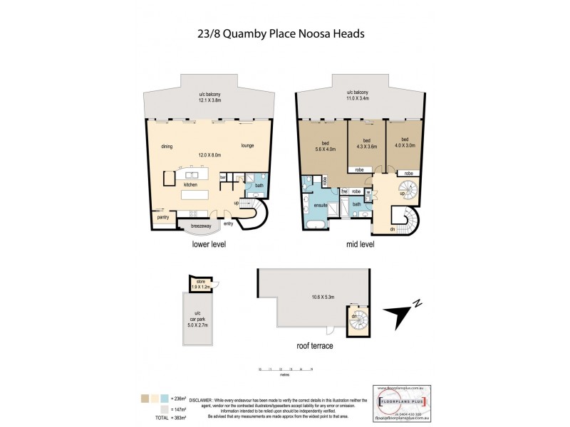 23/8 Quamby Place, Noosa Heads QLD 4567 Floorplan