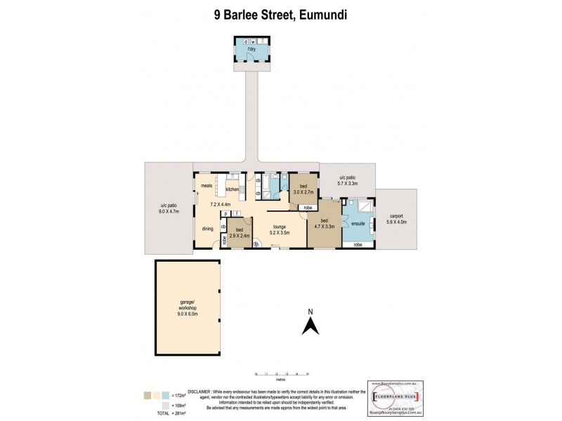 9 Barlee St, Eumundi QLD 4562 Floorplan