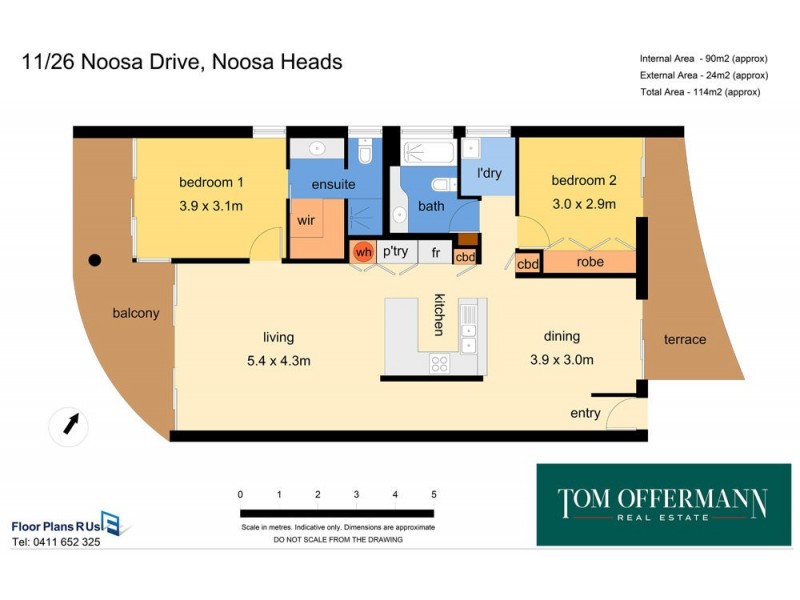 11/26 Noosa Drive, Noosa Heads QLD 4567 Floorplan