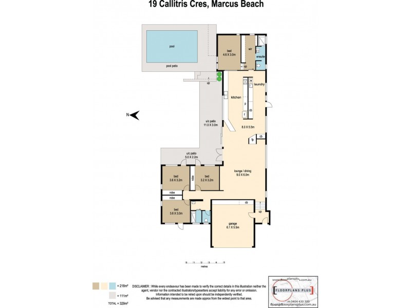 19 Callitris Crescent, Marcus Beach QLD 4573 Floorplan