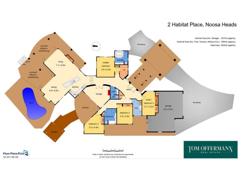 2 Habitat Place, Noosa Heads QLD 4567 Floorplan