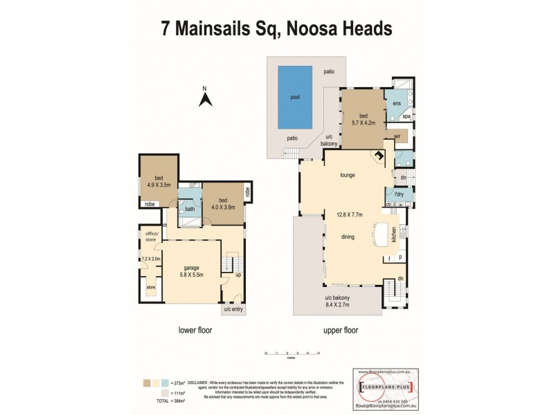 7 Mainsails Square, Noosa Heads QLD 4567 Floorplan