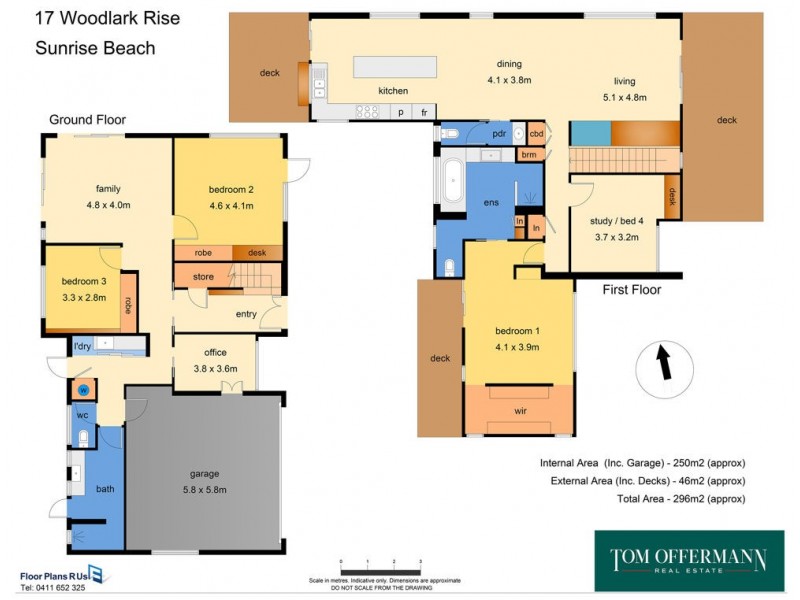 17 Woodlark Rise, Sunrise Beach QLD 4567 Floorplan