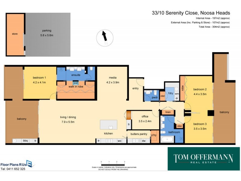 33/10 Serenity Close, Noosa Heads QLD 4567 Floorplan