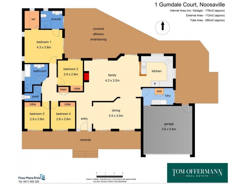 1 Gumdale Court, Noosaville QLD 4566 Floorplan