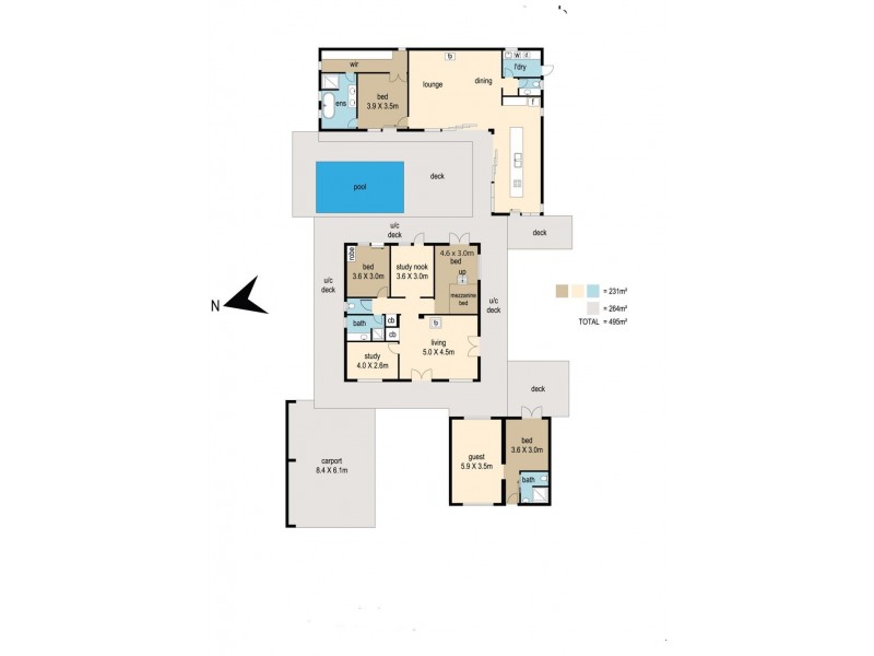 34 Mahogany Drive, Marcus Beach QLD 4573 Floorplan