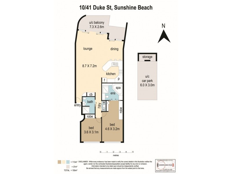 10/43 Duke Street, Sunshine Beach QLD 4567 Floorplan