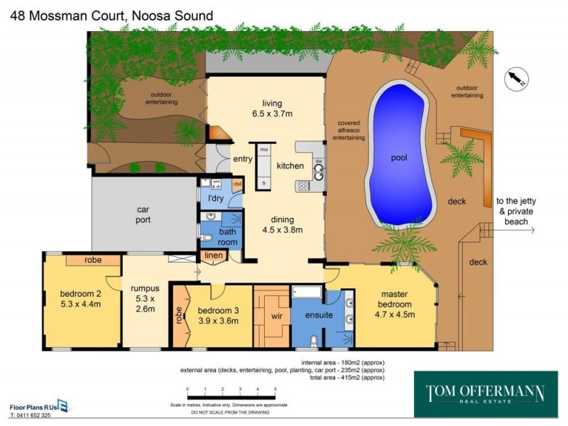 48 Mossman Court, Noosa Heads QLD 4567 Floorplan
