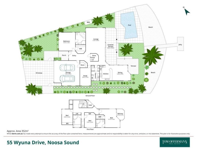 55 Wyuna Drive, Noosaville QLD 4566 Floorplan