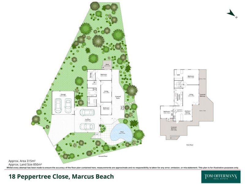 18 Peppertree Close, Marcus Beach QLD 4573 Floorplan