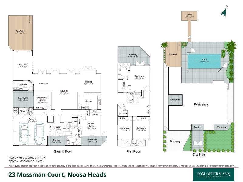 23 Mossman Court, Noosa Heads QLD 4567 Floorplan