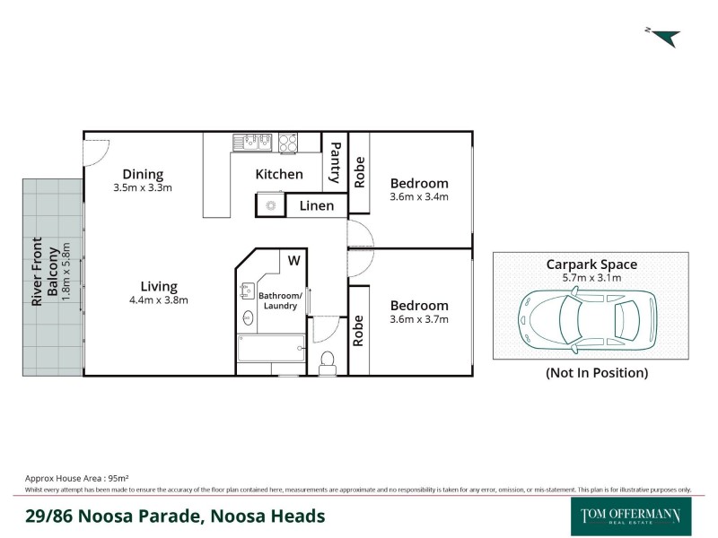 29/86 Noosa Parade, Noosa Heads QLD 4567 Floorplan