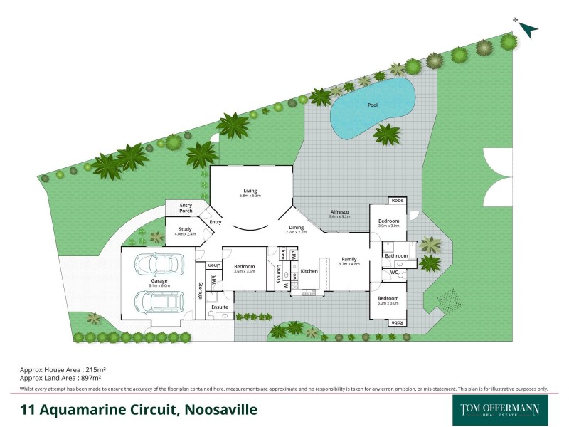 11 Aquamarine Circuit, Noosa Waters QLD 4566 Floorplan
