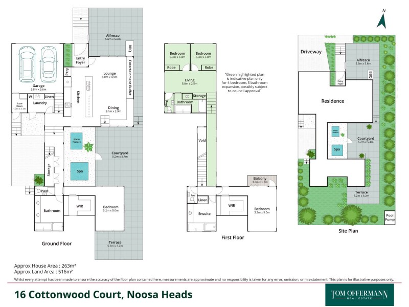 16 Cottonwood Court, Noosa Heads QLD 4567 Floorplan