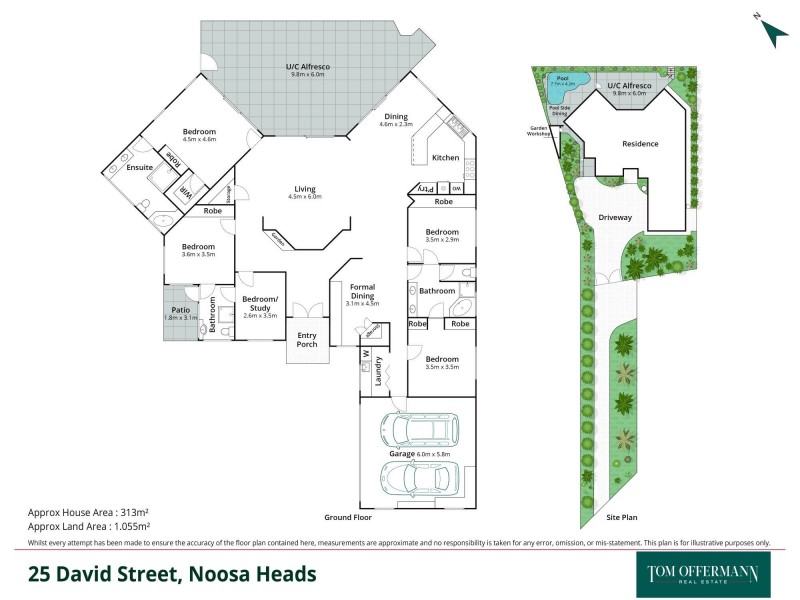 25 David Street, Noosa Heads QLD 4567 Floorplan