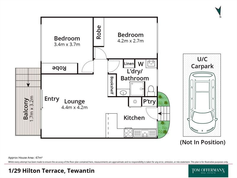 1/29 Hilton Terrace, Tewantin QLD 4565 Floorplan
