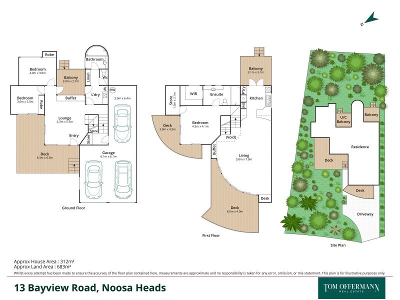 13 Bayview Road, Noosa Heads QLD 4567 Floorplan