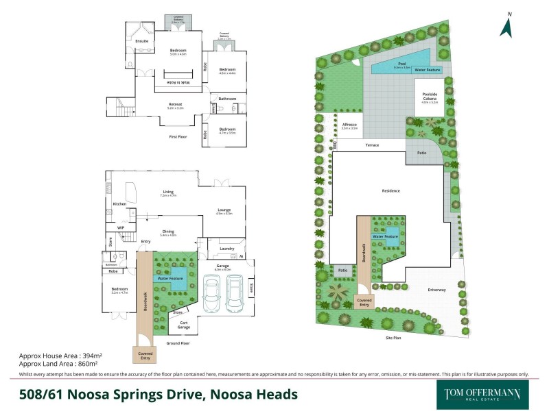 508/61 Noosa Springs Drive, Noosa Heads QLD 4567 Floorplan