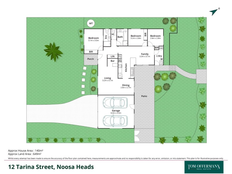 12 Tarina Street, Noosa Heads QLD 4567 Floorplan