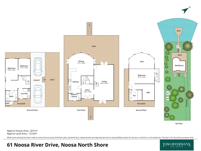 61 Noosa River Drive, Noosa North Shore QLD 4565 Floorplan