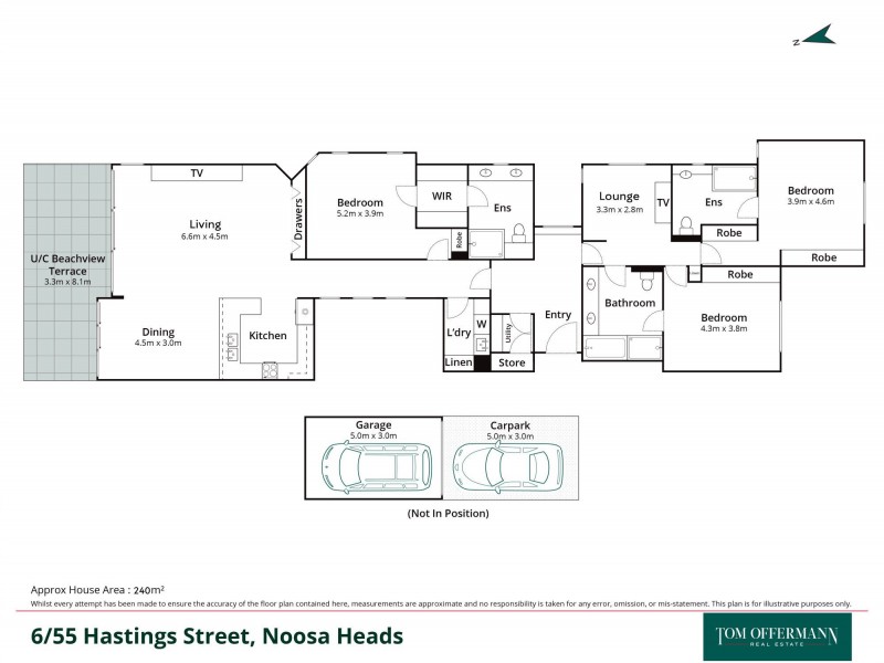 6/55 Hastings Street, Noosa Heads QLD 4567 Floorplan