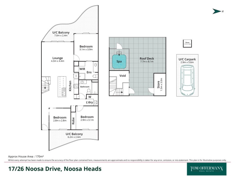 17/26 Noosa Drive, Noosa Heads QLD 4567 Floorplan