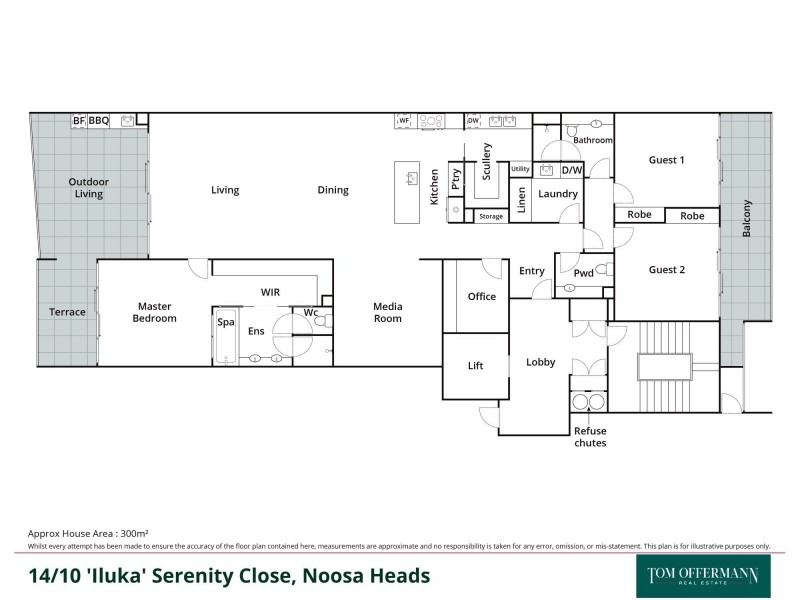 14/10 Serenity Close, Noosa Heads QLD 4567 Floorplan