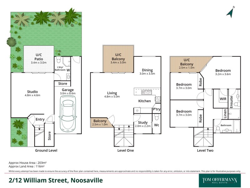 2/12 William Street, Noosaville QLD 4566 Floorplan