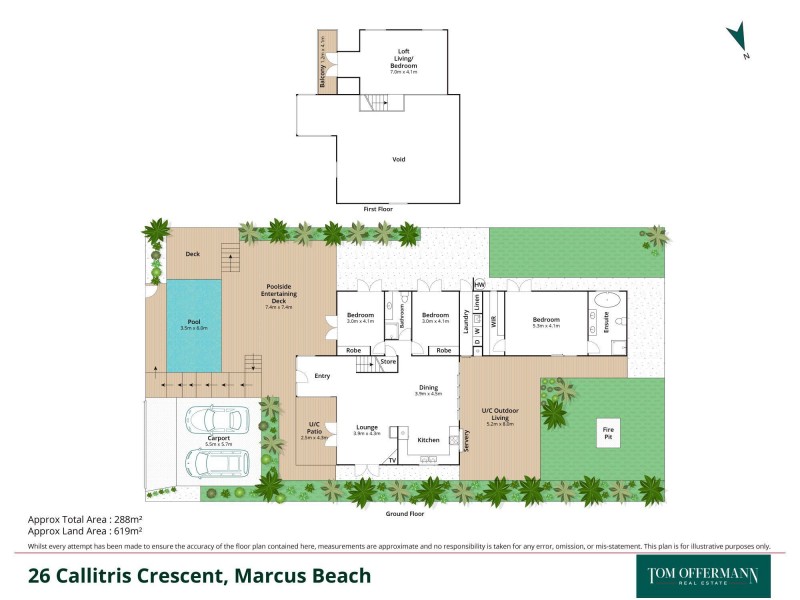 26 Callitris Crescent, Marcus Beach QLD 4573 Floorplan