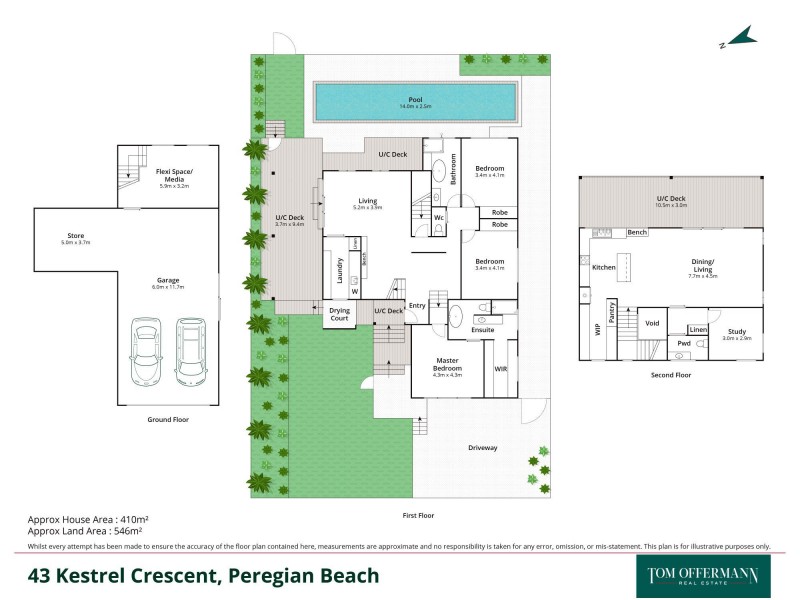 43 Kestrel Crescent, Peregian Beach QLD 4573 Floorplan