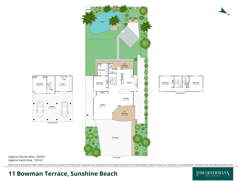 11 Bowman Terrace, Sunshine Beach QLD 4567 Floorplan