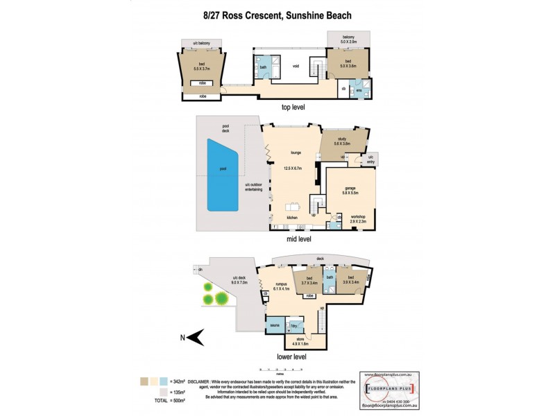 8/27 Ross Crescent, Sunshine Beach QLD 4567 Floorplan