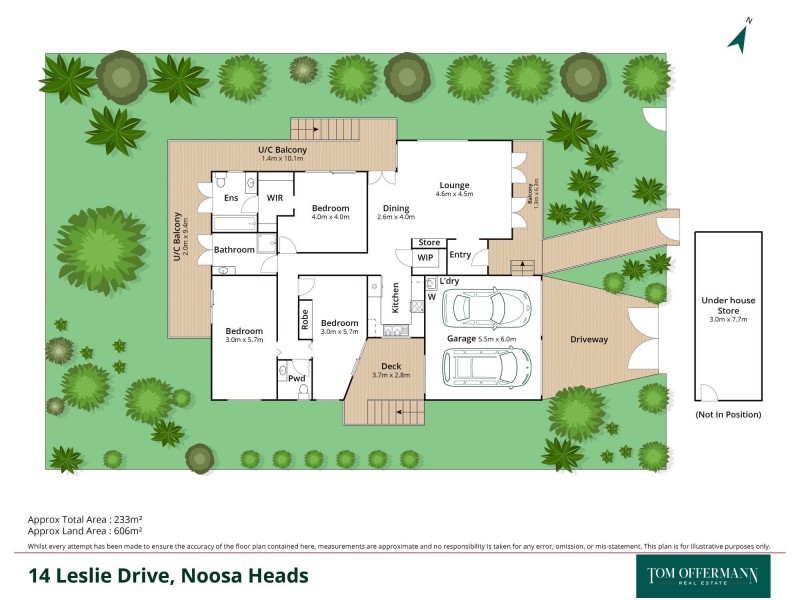 14 Leslie Drive, Noosa Heads QLD 4567 Floorplan