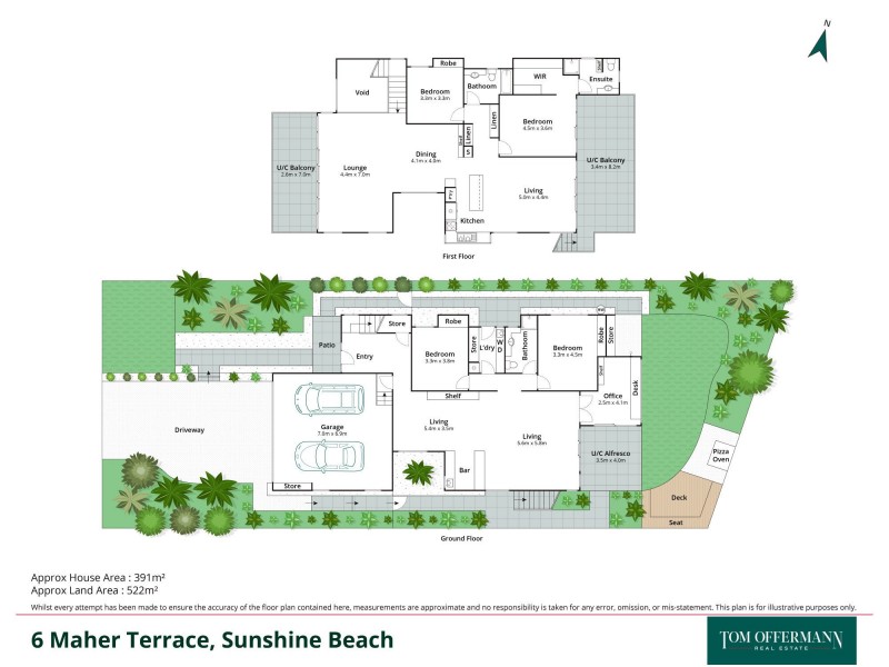 6 Maher Terrace, Sunshine Beach QLD 4567 Floorplan
