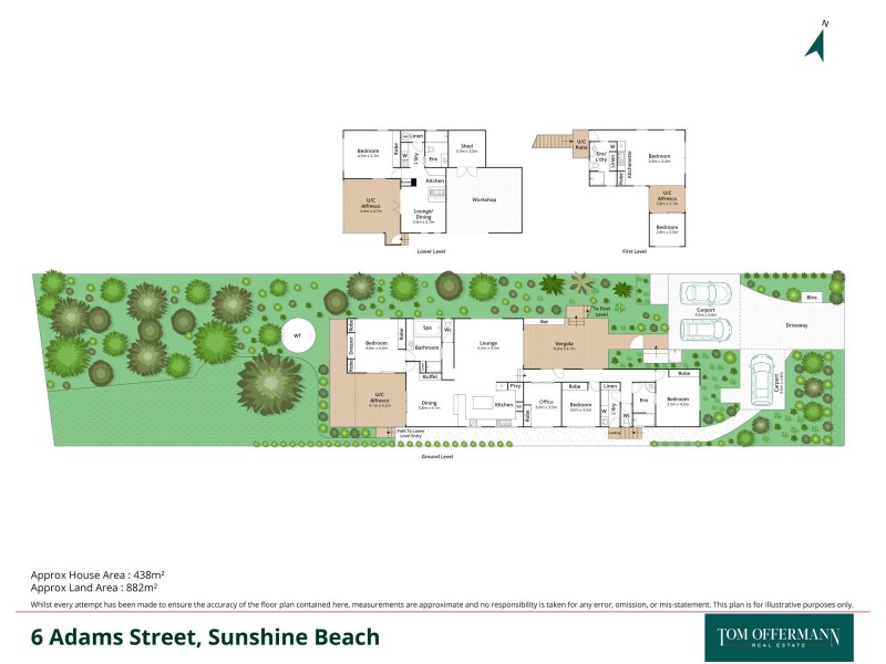 6 Adams Street, Sunshine Beach QLD 4567 Floorplan