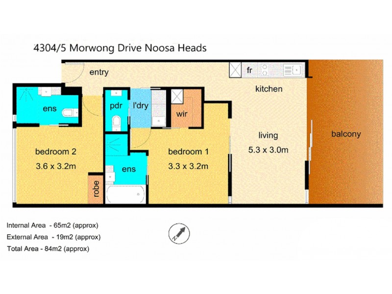 4304/5 Morwong Drive, Noosa Heads QLD 4567 Floorplan