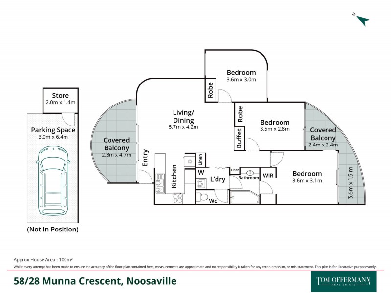 58/28 Munna Crescent, Noosaville QLD 4566 Floorplan