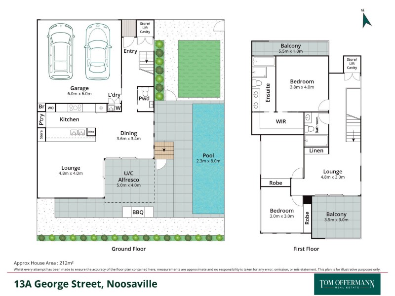13b George Street, Noosaville QLD 4566 Floorplan
