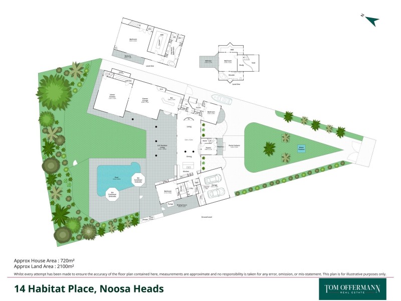 14 Habitat Place, Noosa Heads QLD 4567 Floorplan