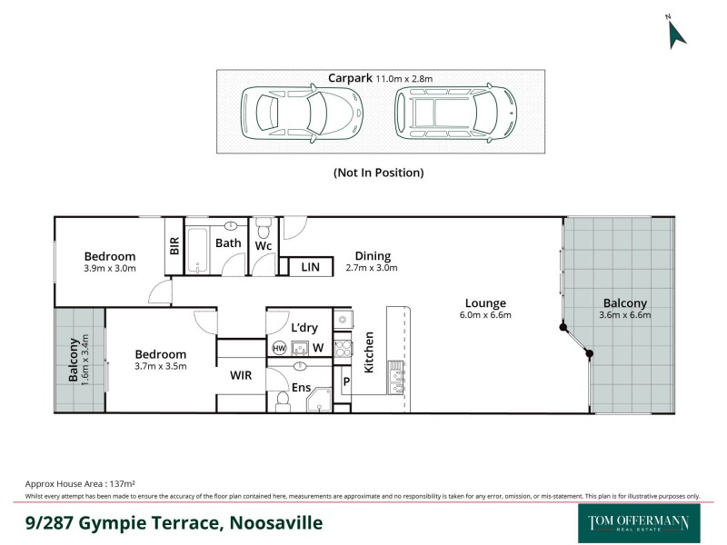 9/287 Gympie Terrace, Noosaville QLD 4566 Floorplan