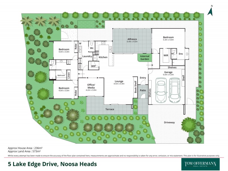 5 Lake Edge Drive, Noosa Heads QLD 4567 Floorplan