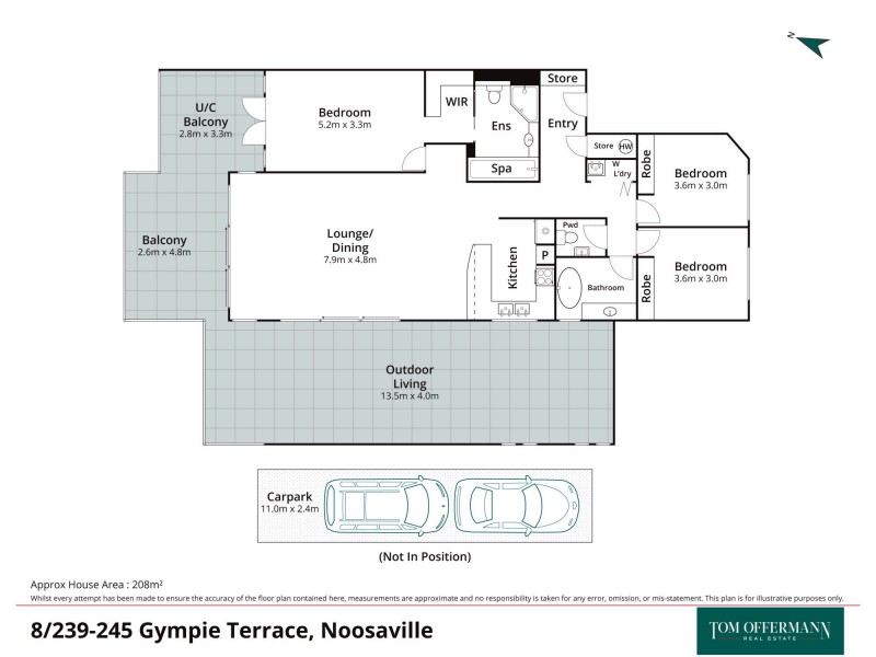 8/239-245 Gympie Terrace, Noosaville QLD 4566 Floorplan