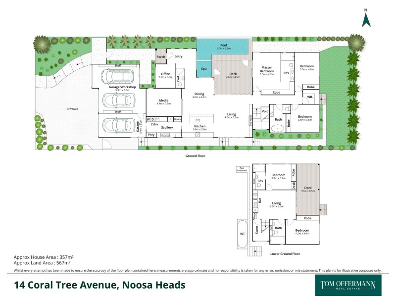 14 Coral Tree Avenue, Noosa Heads QLD 4567 Floorplan