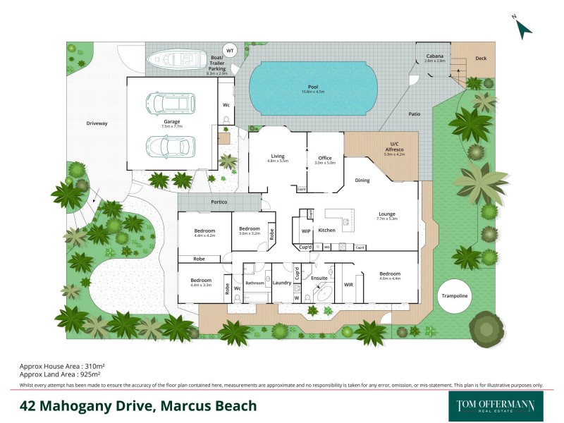 42 Mahogany Drive, Marcus Beach QLD 4573 Floorplan