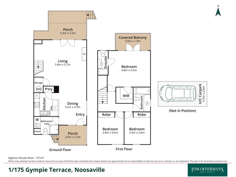 1/173 Gympie Terrace, Noosaville QLD 4566 Floorplan