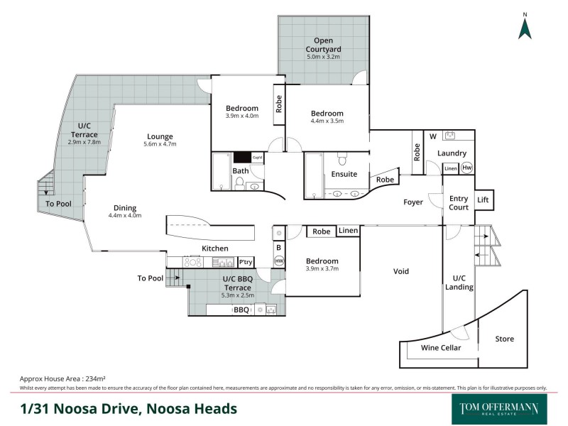 1/31 Noosa Drive, Noosa Heads QLD 4567 Floorplan