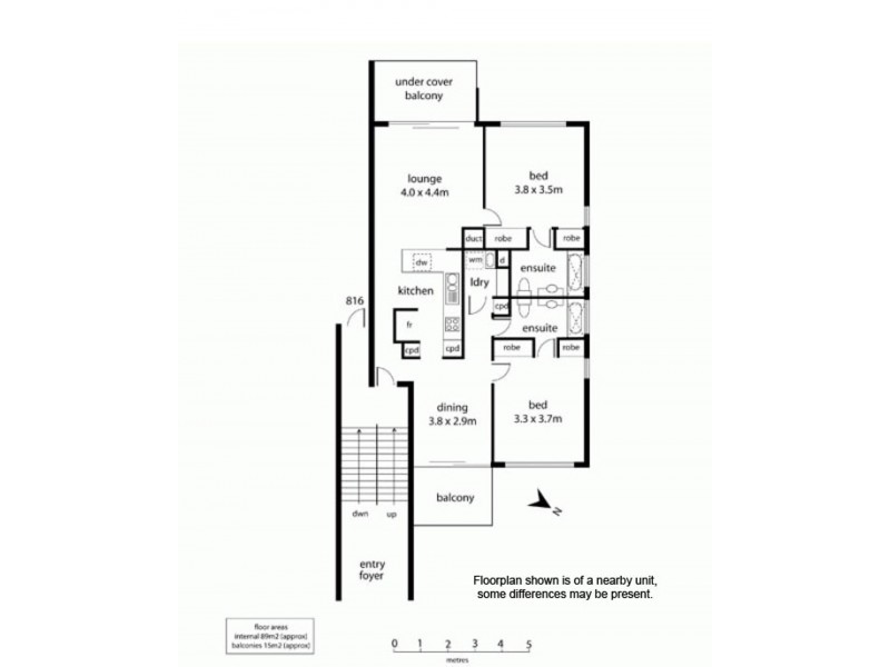 817/100 Resort Drive, Noosa Heads QLD 4567 Floorplan