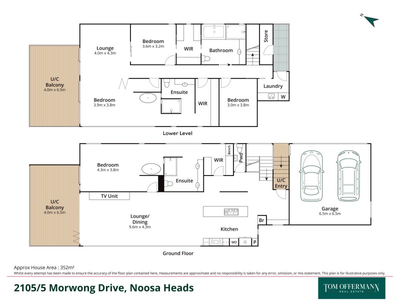 2105/5 Morwong Drive, Noosa Heads QLD 4567 Floorplan