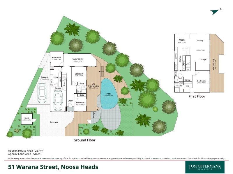 51 Warana Street, Noosa Heads QLD 4567 Floorplan