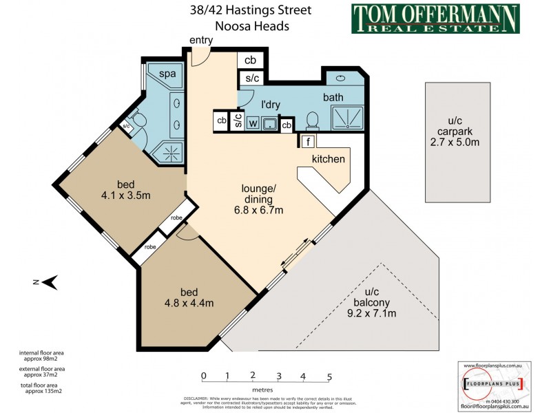 38/42 Hastings Street, Noosa Heads QLD 4567 Floorplan